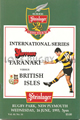 Taranaki v British Lions 1993 rugby  Programme